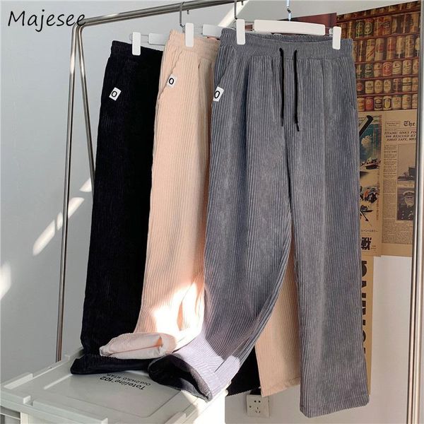 pants men wide leg pants casual plus velvet ins corduroy warm winter new students allmatch simple solid empire loose korean fashion, Black
pants men wide leg pants casual plus velvet ins corduroy warm winter new students allmatch simple solid empire loose korean fashion, Black