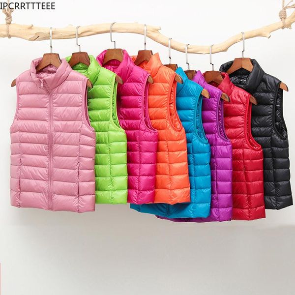 parkas women autumn winter ultra light slim down coat thin sleeveless jacket windproof padded waistcoat portable duck down vest, Black
parkas women autumn winter ultra light slim down coat thin sleeveless jacket windproof padded waistcoat portable duck down vest, Black