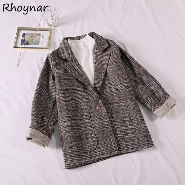 pants blazers women spring plaid vintage chic students korean style loose casual new simple allmatch cozy daily single button elegant, White
pants blazers women spring plaid vintage chic students korean style loose casual new simple allmatch cozy daily single button elegant, White
