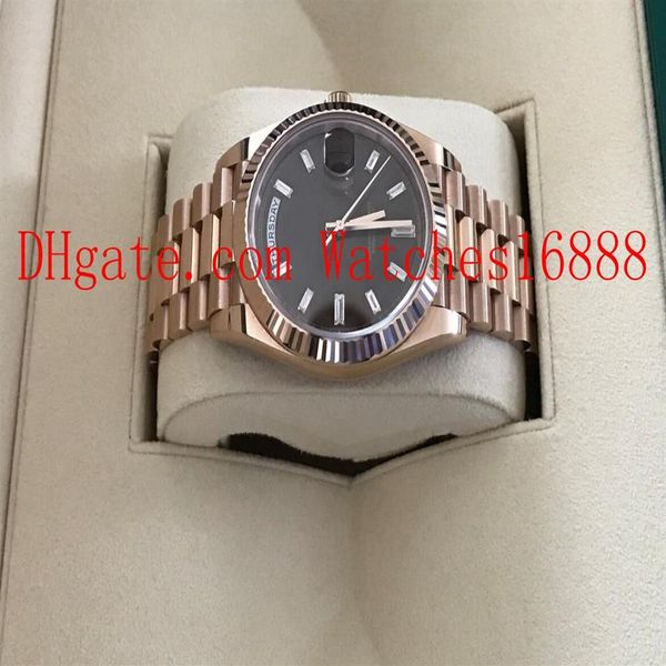 men's watch day-date president 40mm 18k rose gold 228235 asia 2813 movement automatic mens watches including box255n, Slivery;brown
men's watch day-date president 40mm 18k rose gold 228235 asia 2813 movement automatic mens watches including box255n, Slivery;brown