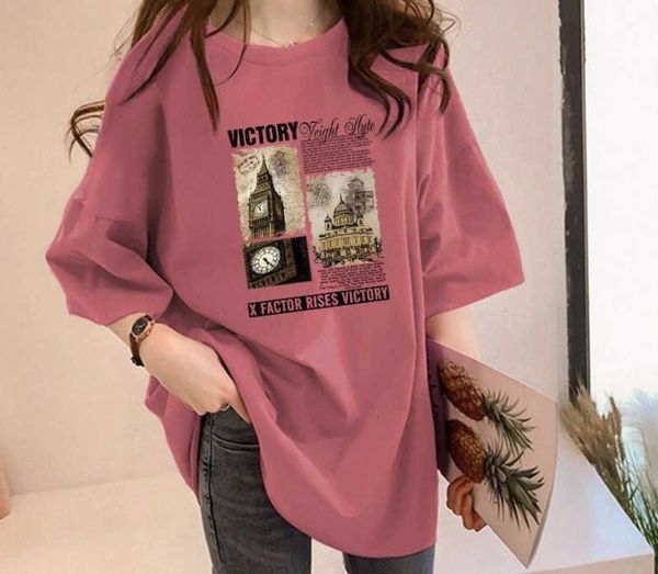 new 23 summer women's short sleeve t-shirt korean large casual live broadcast, White
new 23 summer women's short sleeve t-shirt korean large casual live broadcast, White