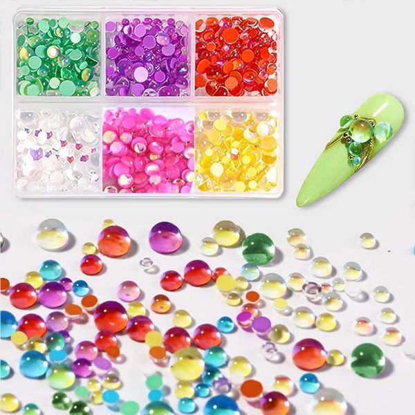 nail art decorations 6 corescaixa sereia redonda contas de cristal tamanho misto 3d aurora flatback redondo strass decorao do prego diy mani, Silver;gold
nail art decorations 6 corescaixa sereia redonda contas de cristal tamanho misto 3d aurora flatback redondo strass decorao do prego diy mani, Silver;gold
