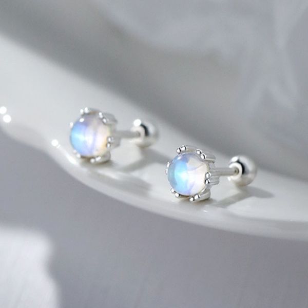 minimalist gemstone 925 sterling silver studs moonstone elegant small stud earring cabochon earrings silver, Golden;silver
minimalist gemstone 925 sterling silver studs moonstone elegant small stud earring cabochon earrings silver, Golden;silver