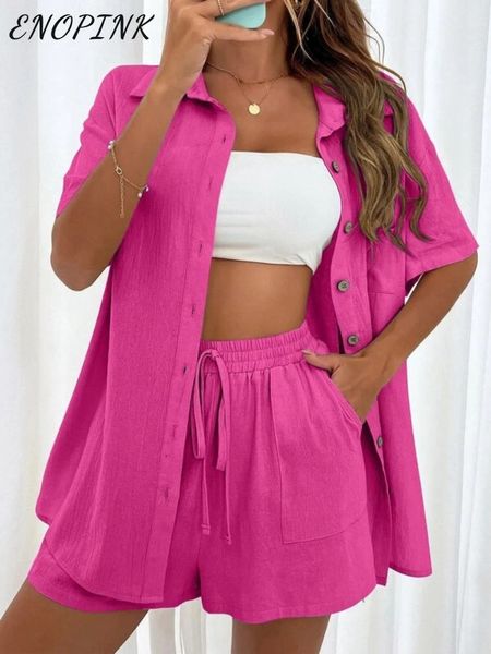 women's tracksuits solid shorts two piece set for 2023 summer casual short sleeve shirt with loose button outfits suit 230421, Gray
women's tracksuits solid shorts two piece set for 2023 summer casual short sleeve shirt with loose button outfits suit 230421, Gray