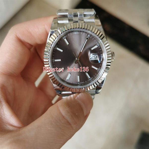 bp factory v3 wristwatches men watches 41mm 126334 mechanical stainless steel grey guy jubilee bracelet 2813 movement mechanic289v, Slivery;brown
bp factory v3 wristwatches men watches 41mm 126334 mechanical stainless steel grey guy jubilee bracelet 2813 movement mechanic289v, Slivery;brown