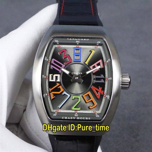 new models vanguard crazy hours steel case v 45 ch br color silver dial automatic mens watch leather strap sport watches pure time282w, Slivery;brown
new models vanguard crazy hours steel case v 45 ch br color silver dial automatic mens watch leather strap sport watches pure time282w, Slivery;brown