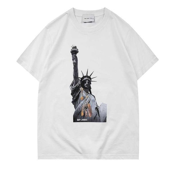 36% off wp.snail fashion printing statue of liberty leisure loose short sleeve men's and women's t-shirts couple summer, White;black
36% off wp.snail fashion printing statue of liberty leisure loose short sleeve men's and women's t-shirts couple summer, White;black