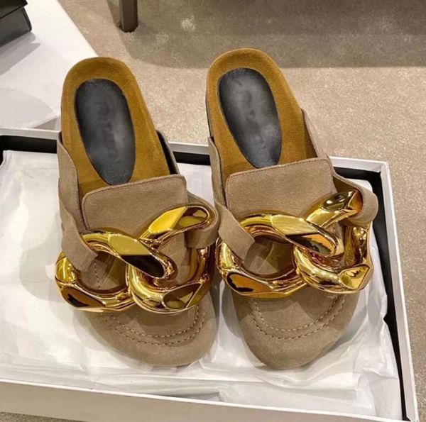designer jw slippers loafer chunky golden chains women chain backless leather loafer cork midsole ladies luxury mule sandal anchor1153579, Black
designer jw slippers loafer chunky golden chains women chain backless leather loafer cork midsole ladies luxury mule sandal anchor1153579, Black