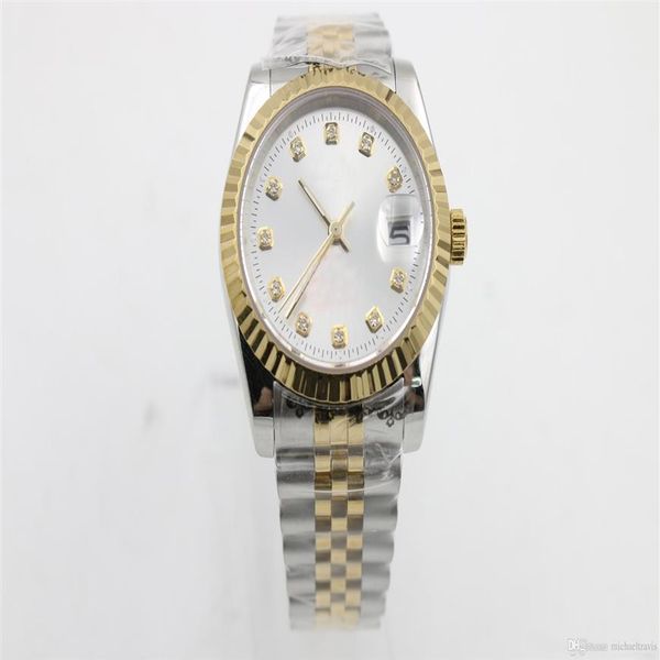 2019 watches men watch 36mm white face stainless steel strap watch 268i, Slivery;brown
2019 watches men watch 36mm white face stainless steel strap watch 268i, Slivery;brown