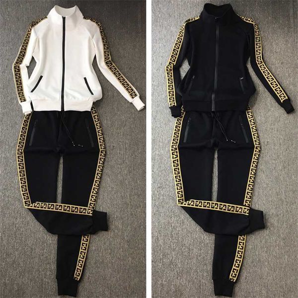 36% off autumn casual pure cotton sports high-end women's cardigan jacket team suit two-piece set trend, White
36% off autumn casual pure cotton sports high-end women's cardigan jacket team suit two-piece set trend, White