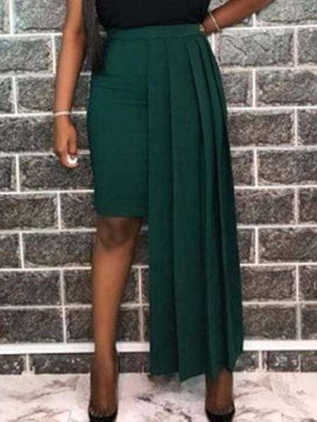 dresses women skirt high waist bodycon pleated ruffle slim elegant office ladies classy work wear modest slim african fashion falads new, White;black
dresses women skirt high waist bodycon pleated ruffle slim elegant office ladies classy work wear modest slim african fashion falads new, White;black
