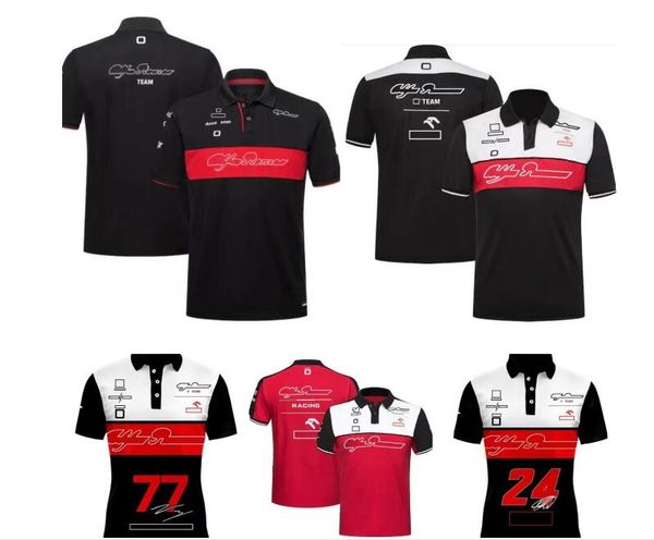2023 new f1 team polo shirt summer racing t-shirt with custom