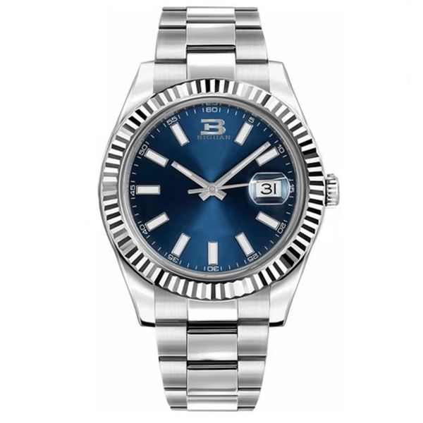 men watch gray baton 41mm blue watch smooth mens automatic watches mechanical sapphire montre de luxe watches oyster band wrsitwat293n, Slivery;brown
men watch gray baton 41mm blue watch smooth mens automatic watches mechanical sapphire montre de luxe watches oyster band wrsitwat293n, Slivery;brown