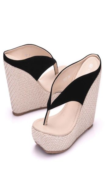 oes beach women sandals bohemia wedges flip flops lady slippers women summer style shoes8773397, Black
oes beach women sandals bohemia wedges flip flops lady slippers women summer style shoes8773397, Black