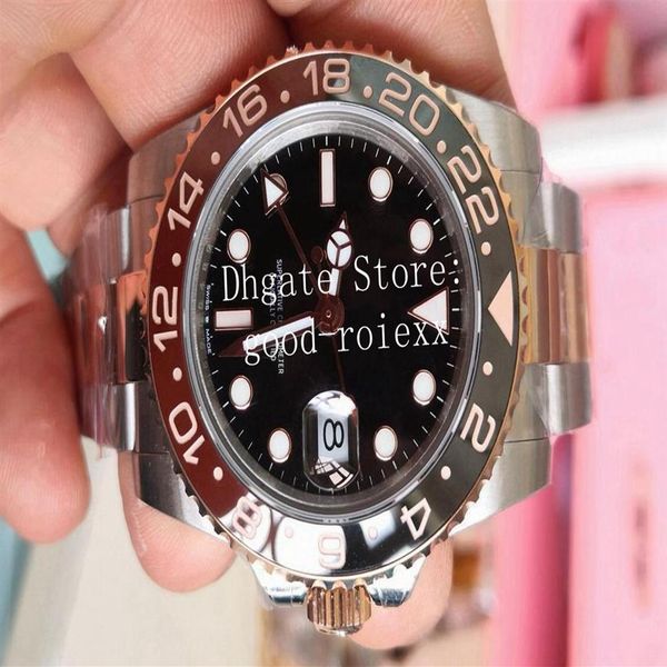 watches for men rose gold brown black ceramic bezel gmt bp factory watch bpf mechanical 2813 mens date 126711 jubilee bracelet 126329a, Slivery;brown
watches for men rose gold brown black ceramic bezel gmt bp factory watch bpf mechanical 2813 mens date 126711 jubilee bracelet 126329a, Slivery;brown
