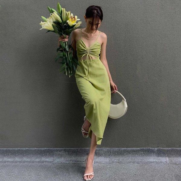 summer fashion slim fit solid color casual dress womens drawstring cutout, Black;gray
summer fashion slim fit solid color casual dress womens drawstring cutout, Black;gray