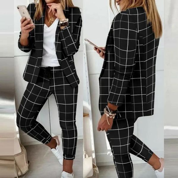 pants elegant lapel blazer drawstring pants suit 2022 spring fall women fashion print slim outfits office casual long sleeve 2pc set, White
pants elegant lapel blazer drawstring pants suit 2022 spring fall women fashion print slim outfits office casual long sleeve 2pc set, White