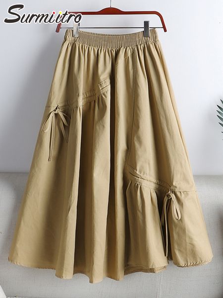 skirts surmiitro summer 100% cotton korean fashion drawstring yellow black women midi long high waist a line pleated skirt female 230422
skirts surmiitro summer 100% cotton korean fashion drawstring yellow black women midi long high waist a line pleated skirt female 230422
