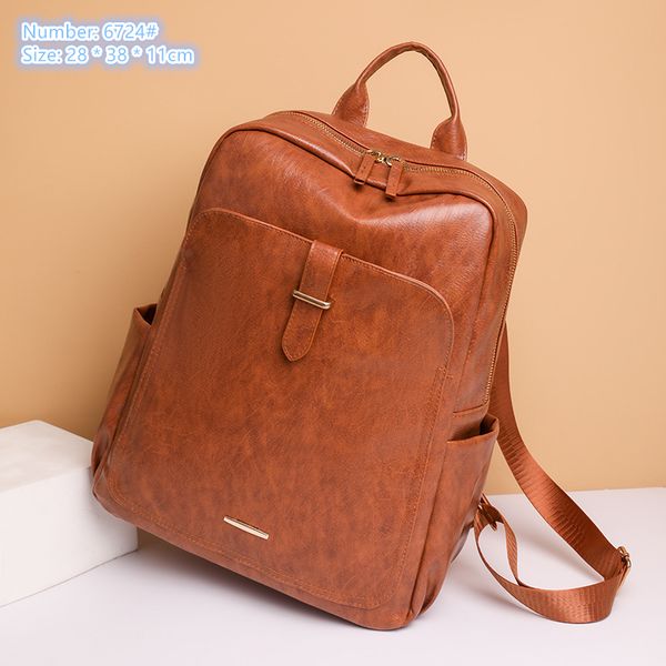 factory wholesale ladies shoulder bags 4 colors soft, waterproof and wear-resistant leather backpack college style solid color student bag o
factory wholesale ladies shoulder bags 4 colors soft, waterproof and wear-resistant leather backpack college style solid color student bag o