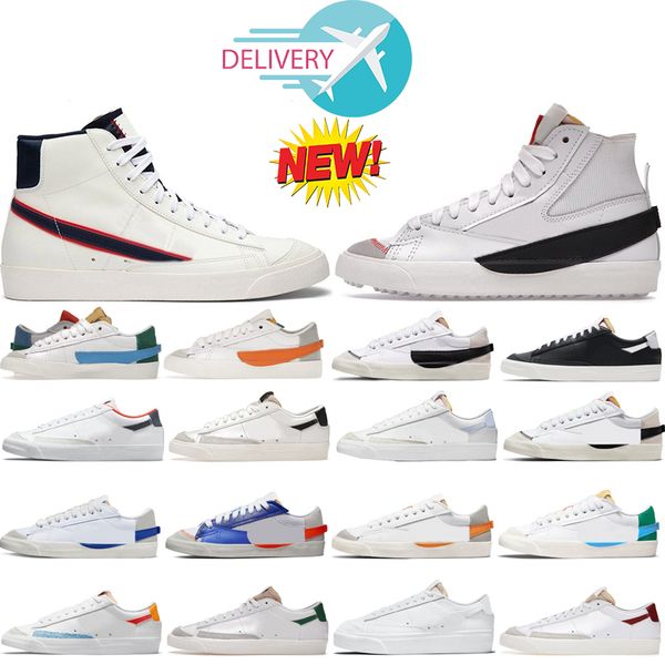 blazer shoes mid low 77 vintage black white leather sneakers for mens womens classic flat trainers sketch red multi dhgate fashion footwear
blazer shoes mid low 77 vintage black white leather sneakers for mens womens classic flat trainers sketch red multi dhgate fashion footwear