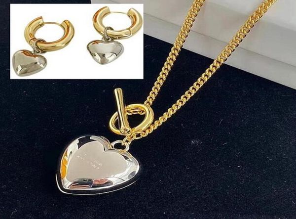 color matching love pendant ot buckle designer women039s necklace earrings sets4285051, Silver
color matching love pendant ot buckle designer women039s necklace earrings sets4285051, Silver