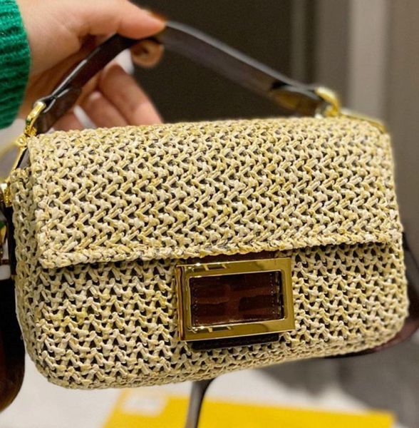 straw bag baguette handbag weave crossbody bags luxury women flap wallet two genuine leather shoulders strap interior zipper pocke6250382
straw bag baguette handbag weave crossbody bags luxury women flap wallet two genuine leather shoulders strap interior zipper pocke6250382
