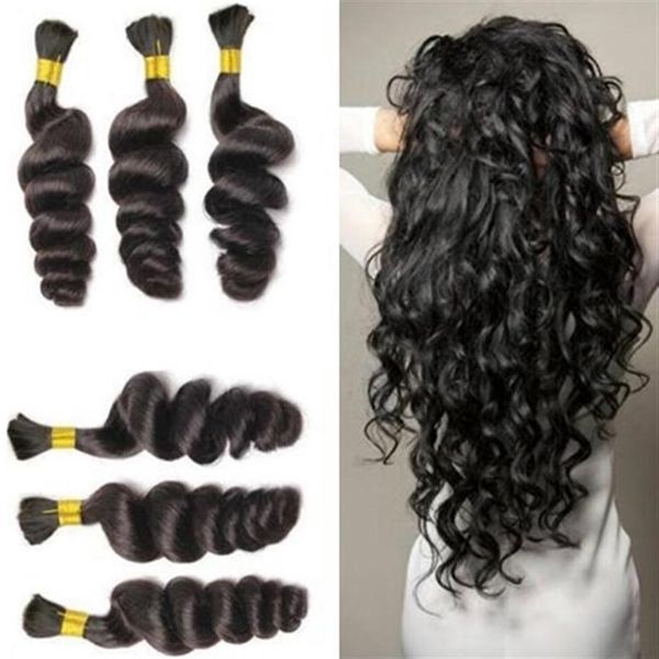 loose wave bulk human hair for braiding unprocessed braids hair bulks no weft337k, Black
loose wave bulk human hair for braiding unprocessed braids hair bulks no weft337k, Black
