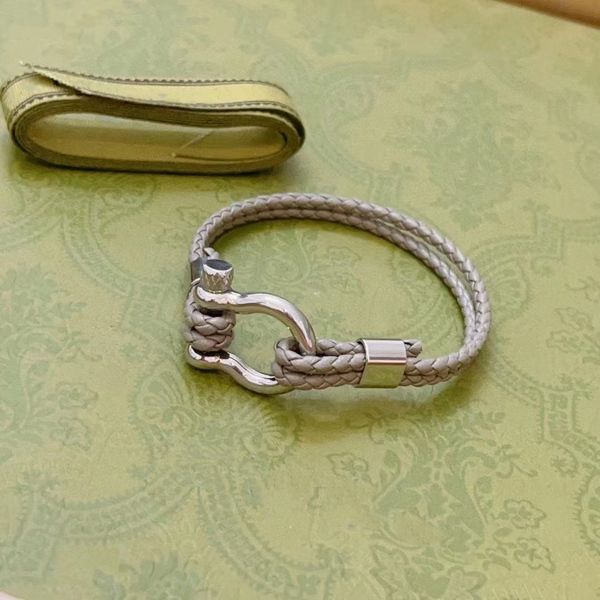 chains new upscale men's leather bracelet gray, Black
chains new upscale men's leather bracelet gray, Black