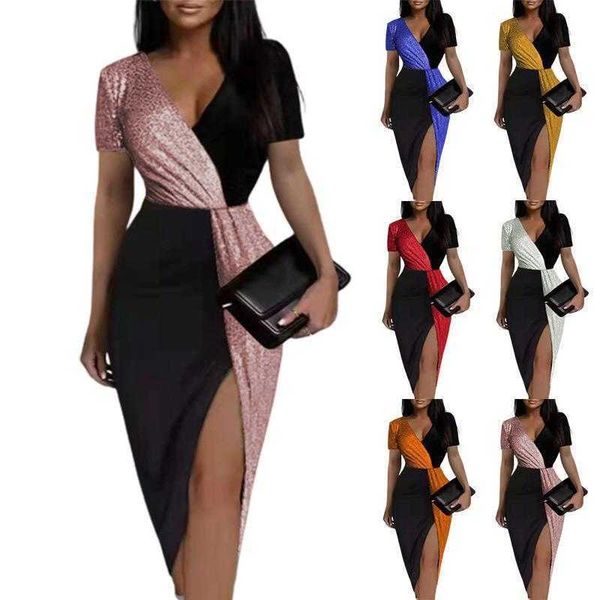 shiny casual dresses contrast color ethnic style high waist pure temperament, Black;gray
shiny casual dresses contrast color ethnic style high waist pure temperament, Black;gray