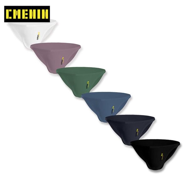 6pcs lot soft mens underwear briefs striped men's underwear cotton men's briefs bikini gay underwear 242j, Black;white