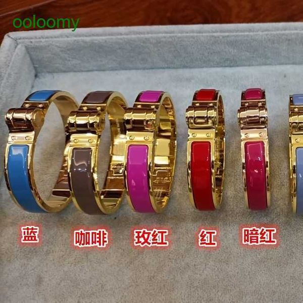 hemres designer bracelet clic enamel men's and women's h s925 sterling silver 18k gold plated personalized simple fashion couple s, Black
hemres designer bracelet clic enamel men's and women's h s925 sterling silver 18k gold plated personalized simple fashion couple s, Black