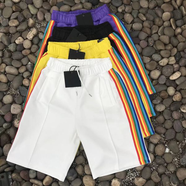2023 designers women's mens shorts letter side rainbow striped webbed casual sweatpants beach pants official same style streets hip hop, White;black
2023 designers women's mens shorts letter side rainbow striped webbed casual sweatpants beach pants official same style streets hip hop, White;black