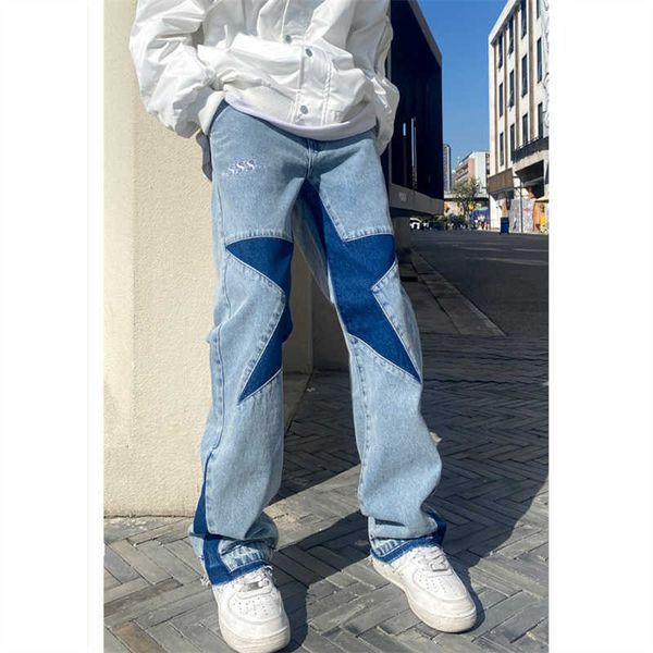 men's pants streetwear pants jeans hip hop y2k man baggy cargo casual woman staed men slim flare star blue men's cloing g230422, Black
men's pants streetwear pants jeans hip hop y2k man baggy cargo casual woman staed men slim flare star blue men's cloing g230422, Black