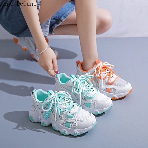 dress shoes spring autumn women mesh breathable vulcanized mixed color laceup fashion sneakers platform running casual 230421, Black
dress shoes spring autumn women mesh breathable vulcanized mixed color laceup fashion sneakers platform running casual 230421, Black