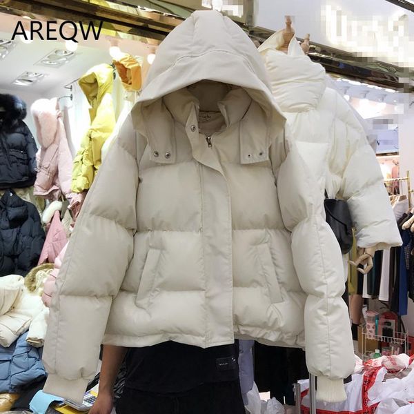 leather 2022 new women's parkas winter jacket coat casual thicken warm short parka loose hooded overcoat outwear, Black
leather 2022 new women's parkas winter jacket coat casual thicken warm short parka loose hooded overcoat outwear, Black