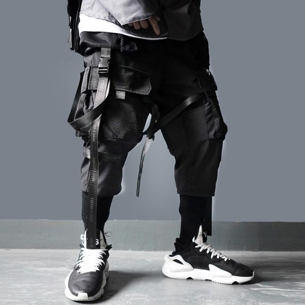 pants ribbons multi pockets cargo pants harajuku casual track trouser streetwear techwear pants joggers cyberpunk men's clothes, Black
pants ribbons multi pockets cargo pants harajuku casual track trouser streetwear techwear pants joggers cyberpunk men's clothes, Black