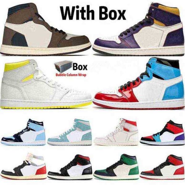 2022 with box jumpman 1 s 1 mens basketball shoes obsidian unc fearless turbo green chicago sports trainers sneakers size 36-47
2022 with box jumpman 1 s 1 mens basketball shoes obsidian unc fearless turbo green chicago sports trainers sneakers size 36-47