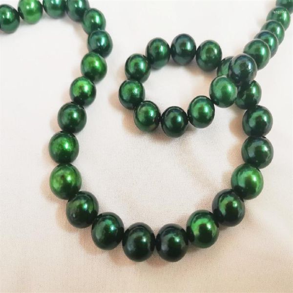 chains elegent 9-10mm south sea genuine green pearl necklace for women 188890250b, Silver
chains elegent 9-10mm south sea genuine green pearl necklace for women 188890250b, Silver