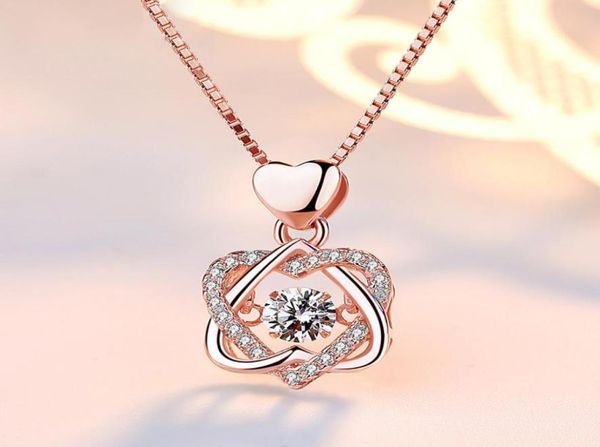 smart heart necklace 925 silver plated rose gold pendant clavicle chain jewelry1642971
smart heart necklace 925 silver plated rose gold pendant clavicle chain jewelry1642971