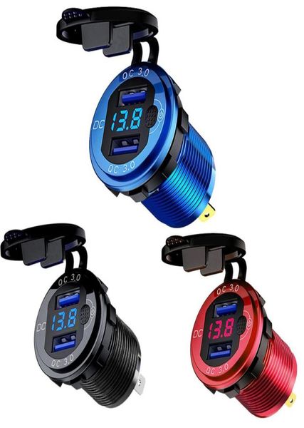 quick charge qc 30 36w car dual usb charger socket waterproof with voltmeter switch for 12v24v motorcycle atv boat marine rv8412554
quick charge qc 30 36w car dual usb charger socket waterproof with voltmeter switch for 12v24v motorcycle atv boat marine rv8412554