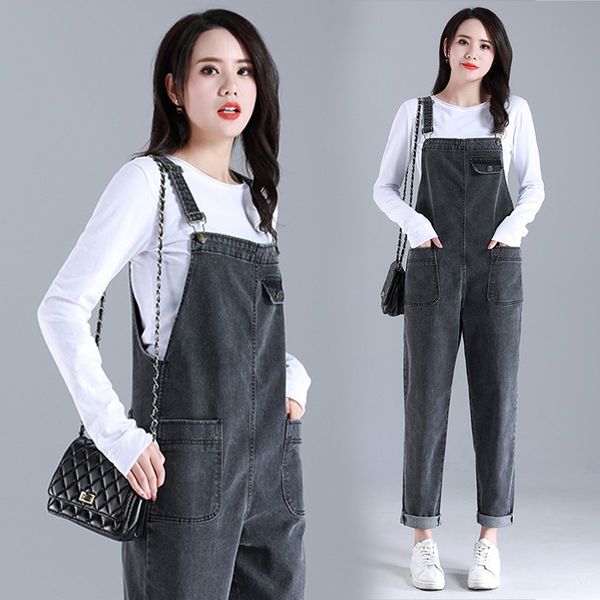 women's jeans denim jean casual fashion suspenders pants loose pocket harem brand overalls shoulder straps big l5xl 6xl 7xl 8xl 230422, Blue
women's jeans denim jean casual fashion suspenders pants loose pocket harem brand overalls shoulder straps big l5xl 6xl 7xl 8xl 230422, Blue