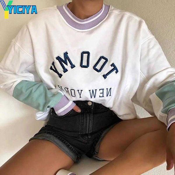 yiciya women's hoodies sweatshirts embroidery letter york brand design loose white sweatshirt women 2023 autumn plus size girl casual, Black
yiciya women's hoodies sweatshirts embroidery letter york brand design loose white sweatshirt women 2023 autumn plus size girl casual, Black