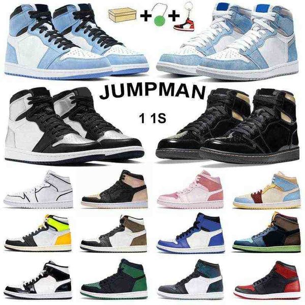 2021 1s hyper royal jumpman 1 high og basketball shoes men women university blue shadow mens trainers outdoor sports sneakers with box
2021 1s hyper royal jumpman 1 high og basketball shoes men women university blue shadow mens trainers outdoor sports sneakers with box