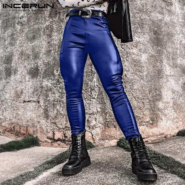 pants american style men's leisure skinny pantalons fashion casual long pants stylish incerun male stretch leather trousers s5xl, Black
pants american style men's leisure skinny pantalons fashion casual long pants stylish incerun male stretch leather trousers s5xl, Black