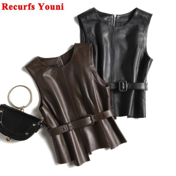 vests leather vest women female vintage round neck waist slim irregular waistcoat mujer chic back zipper belt sleeveless gilet donna, Black;white
vests leather vest women female vintage round neck waist slim irregular waistcoat mujer chic back zipper belt sleeveless gilet donna, Black;white