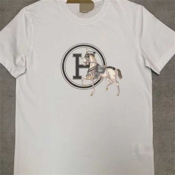 26% off pure cotton printed pony short sleeved for men family's new fashion men's trendy round neck bottom t-shirt, White;black
26% off pure cotton printed pony short sleeved for men family's new fashion men's trendy round neck bottom t-shirt, White;black