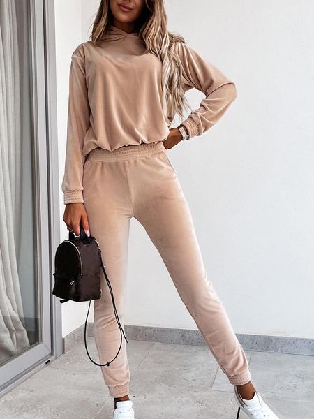 pants hoodies pencil pants casual matching set 2022 autumn women slim solid pants suit elegant femme sportswear two pieces set, White
pants hoodies pencil pants casual matching set 2022 autumn women slim solid pants suit elegant femme sportswear two pieces set, White