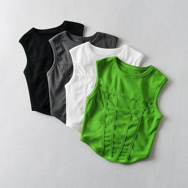 tanks summer women o neck high elastic irregular fish bone green black white grey skinny tank tshirt
tanks summer women o neck high elastic irregular fish bone green black white grey skinny tank tshirt