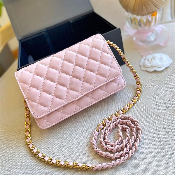 19cm womens wallet with two-tone chain card holder bags classic mini flap quilted gold matelasse chain crossbody shoulder luxury d2896, Red;black
19cm womens wallet with two-tone chain card holder bags classic mini flap quilted gold matelasse chain crossbody shoulder luxury d2896, Red;black