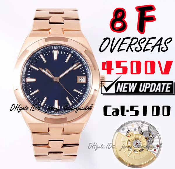 8f luxury men's watch 4500v overseas, 41mm * 11mm. cal.5100 movement, super luminous coating, frequency 28,800 times/hour,formal sports, Slivery;brown
8f luxury men's watch 4500v overseas, 41mm * 11mm. cal.5100 movement, super luminous coating, frequency 28,800 times/hour,formal sports, Slivery;brown